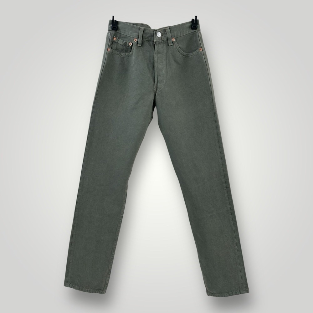 VTG 1999 Levi's 501 XX 29x34 USA MADE Mens Jeans‎ New Old Stock Green Y2K NWT